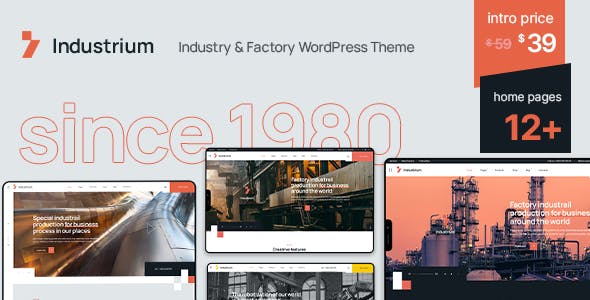 Industrium | Industry & Factory WordPress Theme