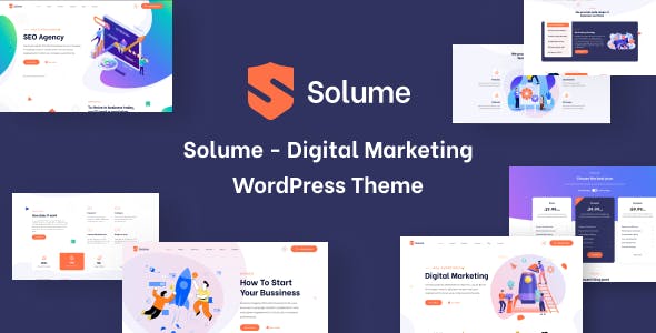 Solume - Digital Marketing WordPress Theme