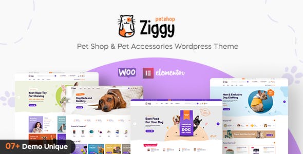 Ziggy - Pet Shop WordPress Theme