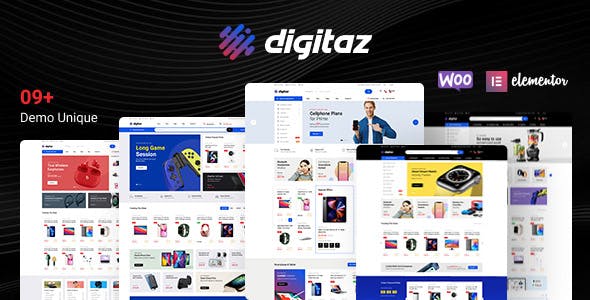 Digitaz - Electronics Elementor WooCommerce Theme