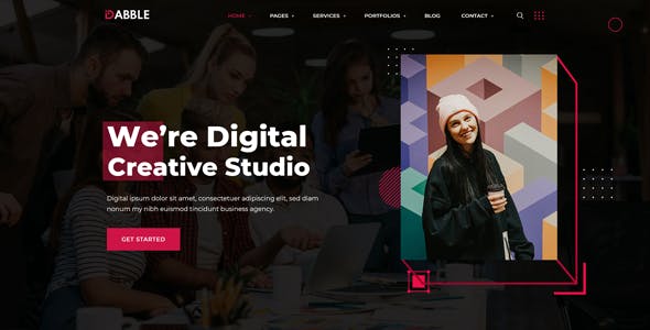 Dabble - Creative Agency & Portfolio WordPress Theme