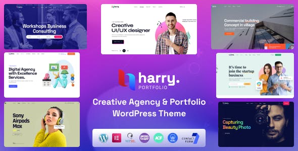 Harry - Creative Agency & Portfolio WordPress Theme + RTL