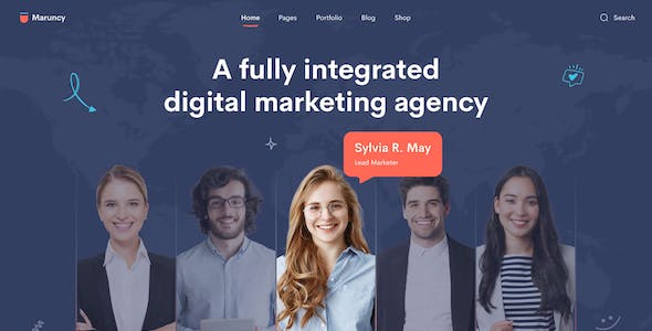 Maruncy - Marketing Agency WordPress Theme