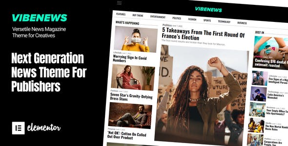 Vibenews - Digital News Magazine AMP Theme