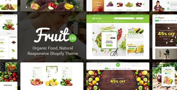 Fruit Shop - Organic Food, Natural Responsive Shopify Theme